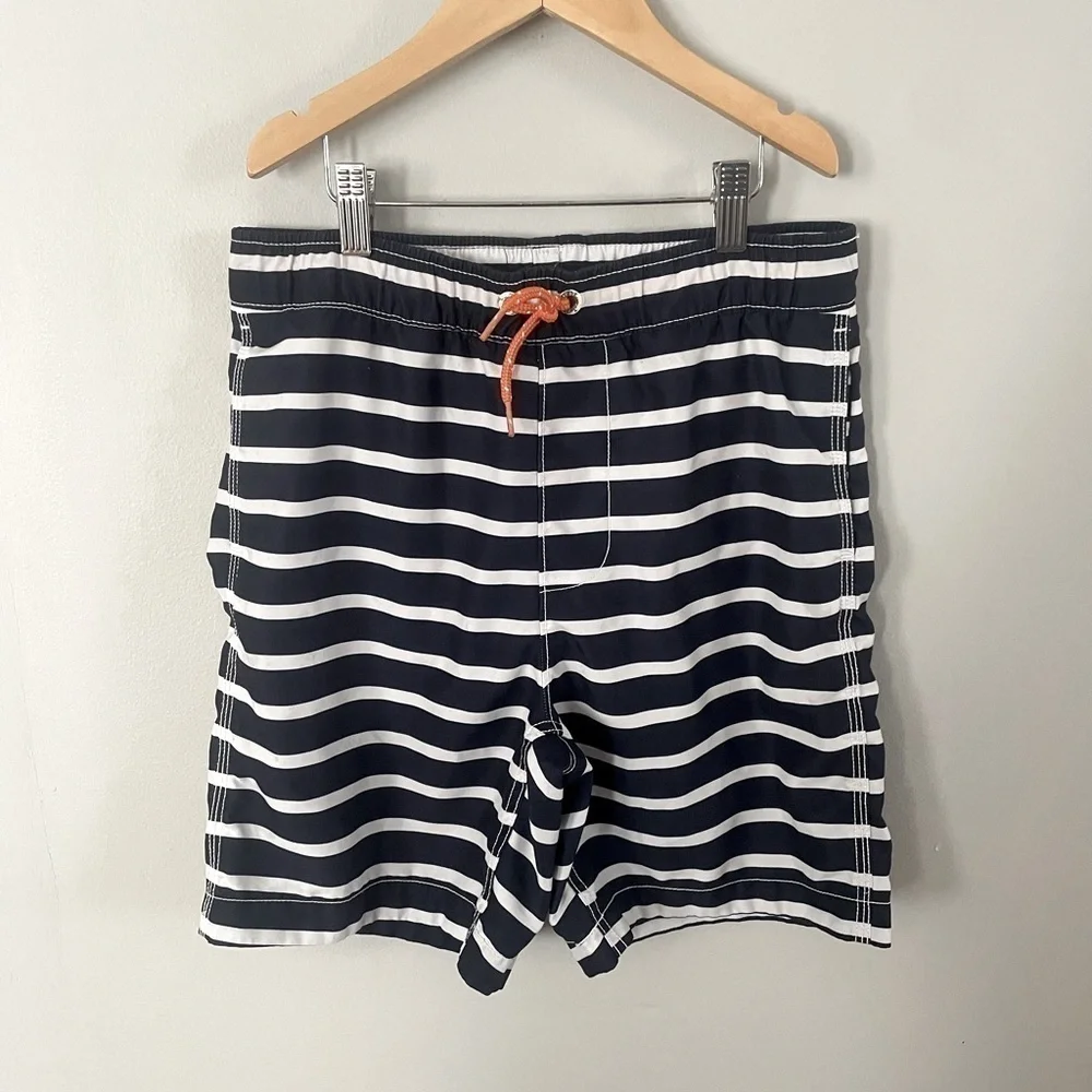 ☀️Gap Navy Striped Swim Trunks Sz XXL